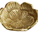 Blossom Cast Aluminum Dish Small Antique Brass Everyday