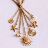 Fine necklace with bow