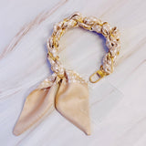 Braided Scarf Chain Phone Lanyard: Equestrian