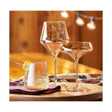 Chelsea Optic Wine Glass | Amber