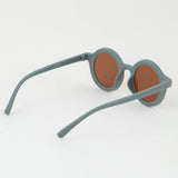 Kids Retro Matte Round Sunglasses | Assorted Colors