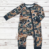 Baby Boy Camouflage Zip Sleeper
