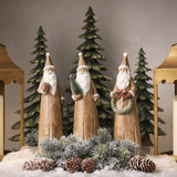 Winter Santa Figurine