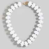 Bulky Acrylic Bead Link Necklace Set