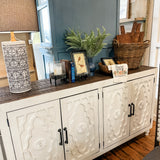 Lotti Server with Ornate Diamond Doors