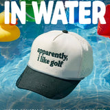 Kid's "Apparently, I Like Golf" Hat