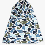 Boys Fish Camo Catch Performance Hooded Shirt: Multi-Color