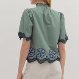 Duffey Ruffled Blouse
