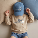 Kids Silly Goose Cap Washed Navy