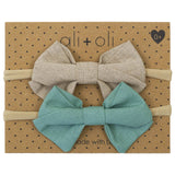 Headband Bow Set | Mint
