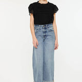 90's Cropped Wide Leg Youth Jeans