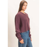Oversized Cropped Sweater