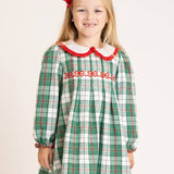 Green Holiday Plaid Dress