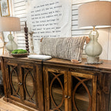 Ginny 4 Door Glass Console