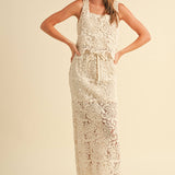 Crochet Knitted Skirt and Top