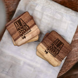 Set of 4 Georgia Wooden Coasters