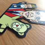 Fred Rogers Sticker | Puppets | Waterproof Vinyl Decal