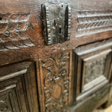 Antique 17th Century Charles II Yorkshire Coffer Chest