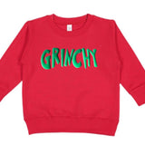 GRINCHY Puff Sweatshirts Toddler : Red
