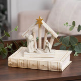 Christmas Holy Family & Star Decorative Figurine