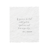 God Created You To Be Greeting Card