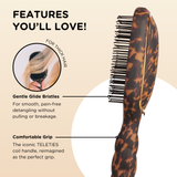Detangler Hair Brush for Thick Hair | Tortoise