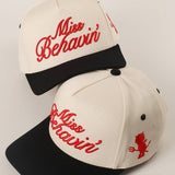 Miss Behavin' Embroidered Trucker Hat