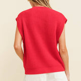 Bulldogs Embroidered Sleeveless Sweater
