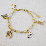 Yeehaw Rodeo Charm Bracelet
