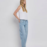 Sauve High Rise Barrel Leg Jeans