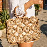 Boho Multi Circle Summer Beach Bag