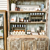 Texan Wooden Shelving with Cabinet Doors