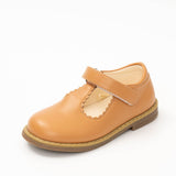 T-Strap Mary Jane Hard Sole Shoes: Hazlenut