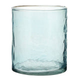 Hammered Glass Candle Holder