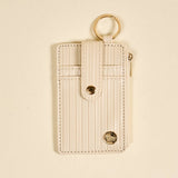 Ripple Ridge Keychain Wallet | Oat