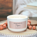 Peaches & Poppies | 10 oz Statement Candle