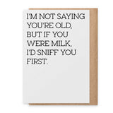 Milk Greeting Card