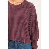 Oversized Cropped Sweater