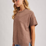 Crew Neck Knit T-shirt