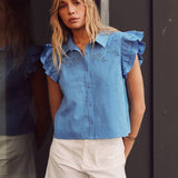 All-Day Comfort Stretchy Cotton Shorts: Off White
