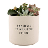 Ceramic Planting Pots - Set of 2: Material