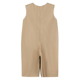 Light Brown Pumpkin Football Truck Overalls