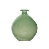 Green Rounded Bud Vase