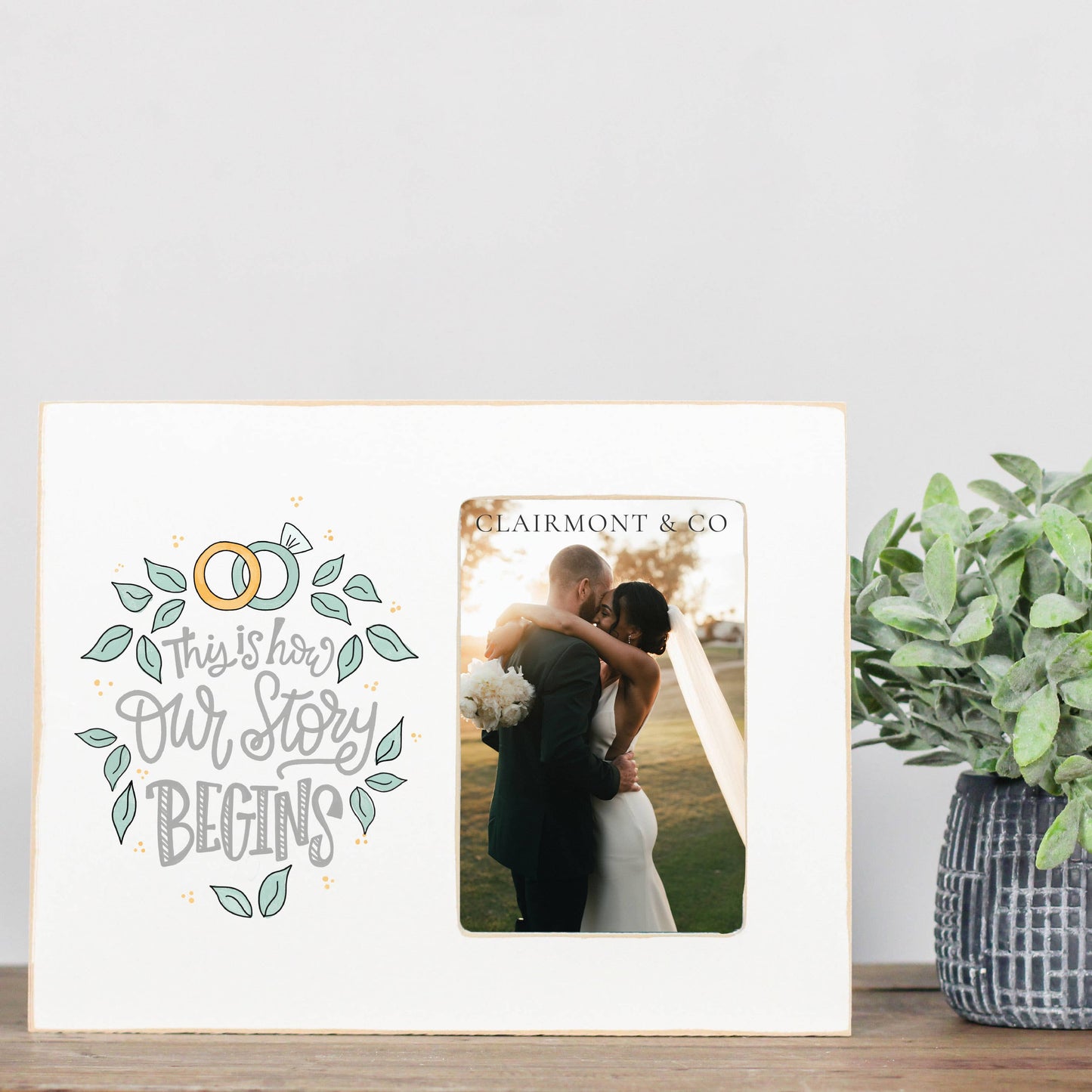 How Our Story Begins Picture Frame