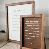 The Sandlot Sign