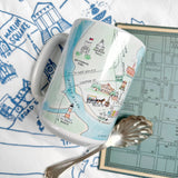 Charleston, South Carolina Map Mugs