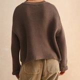 Round Neck Sweater Knitted Top