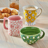 Mabel Footed Mug Multi Stoneware