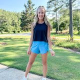 Highwaist Athleisure Split Shorts | Assorted Colors