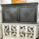 Emma Sideboard 4 Door Black Console | Mango Wood